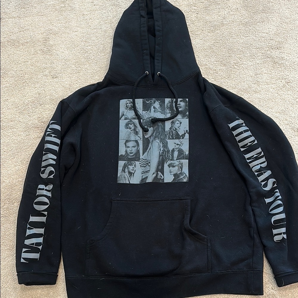 Taylor Swift Black Sweatshirt Graphic Hoodie
